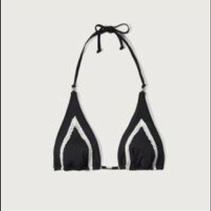 A&F Lace Triangle Bikini Top